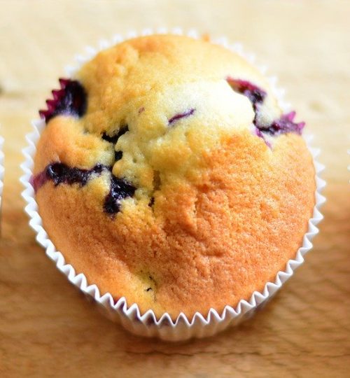 muffins, blueberry muffins, cake